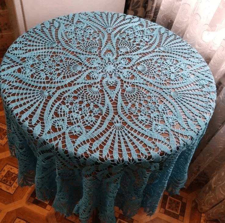 Toalhas de mesa em crochê dominam decoração de luxo e viralizam - Imagem do artigo original