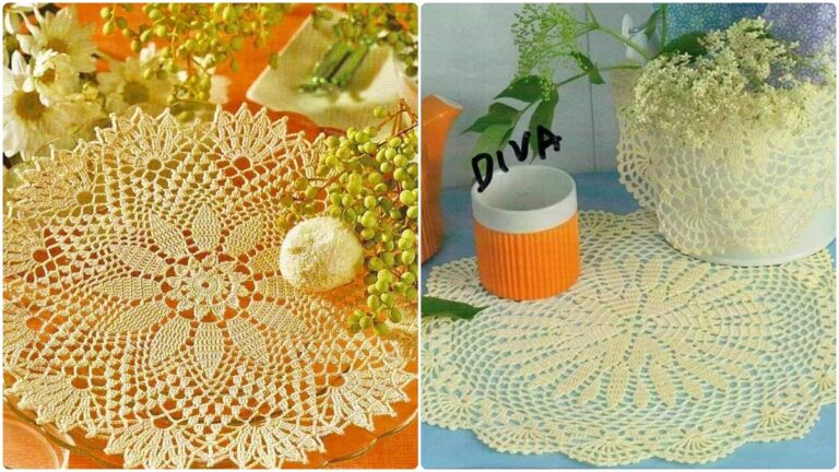 Centrinho de Mesa em Crochê: o detalhe estiloso que muda tudo em 1 tarde!