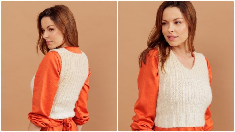 Regata de tricô creme: o truque de styling que vai salvar seus looks o ano inteiro!
