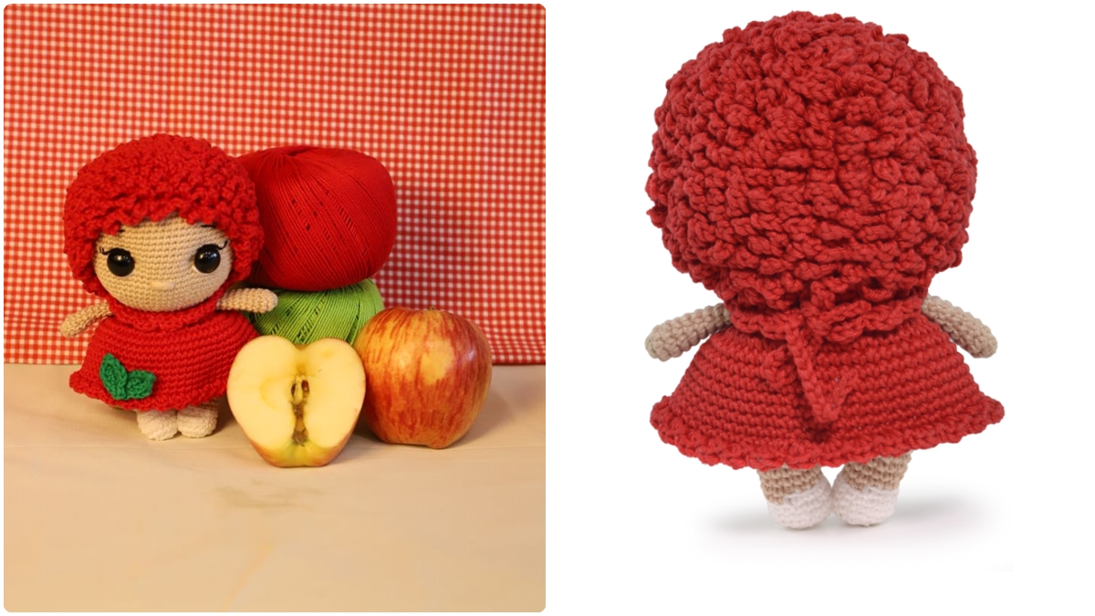 Amigurumi da Boneca Maçã: Uma Peça Cheia de Personalidade! - Imagem do artigo