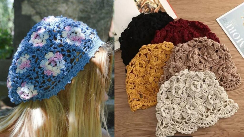 Gorro de Crochê Floral: Aprenda Como Usar e Criar o Seu! - Imagem do artigo original
