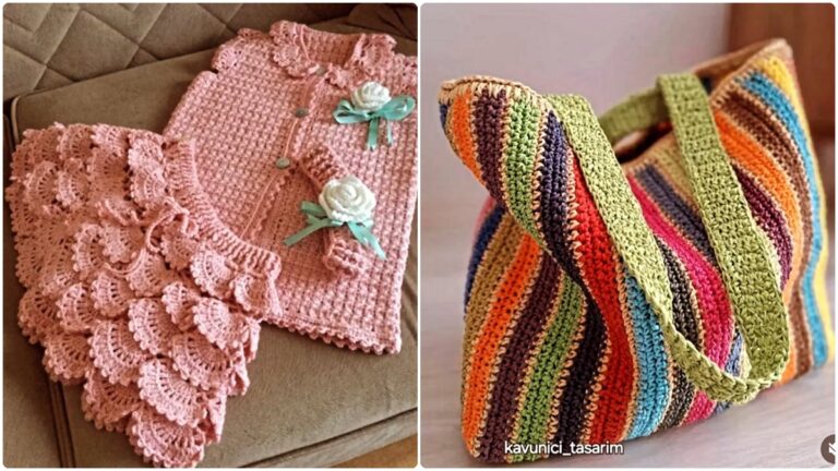 Crochê Moderno: Veja 15 Peças de Moda e Acessórios Cheios de Charme!
