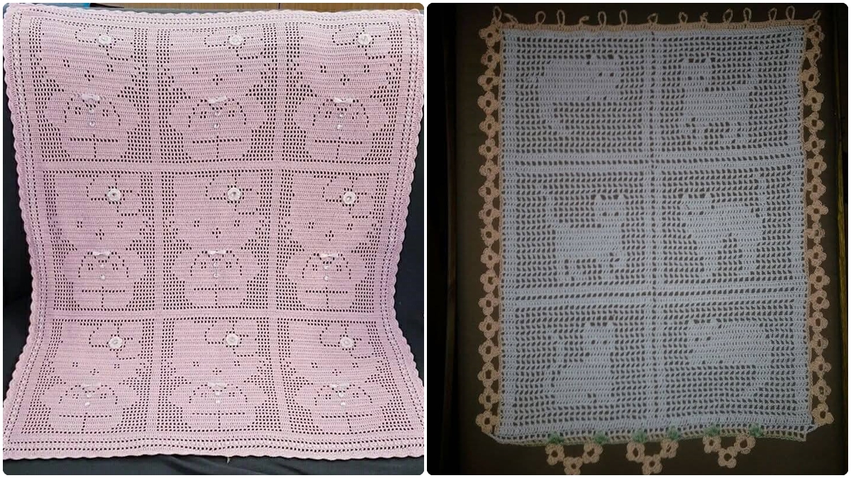 Crochê Filé com Gráficos: Transforme Linhas em Desenhos Encantadores! - Imagem do artigo