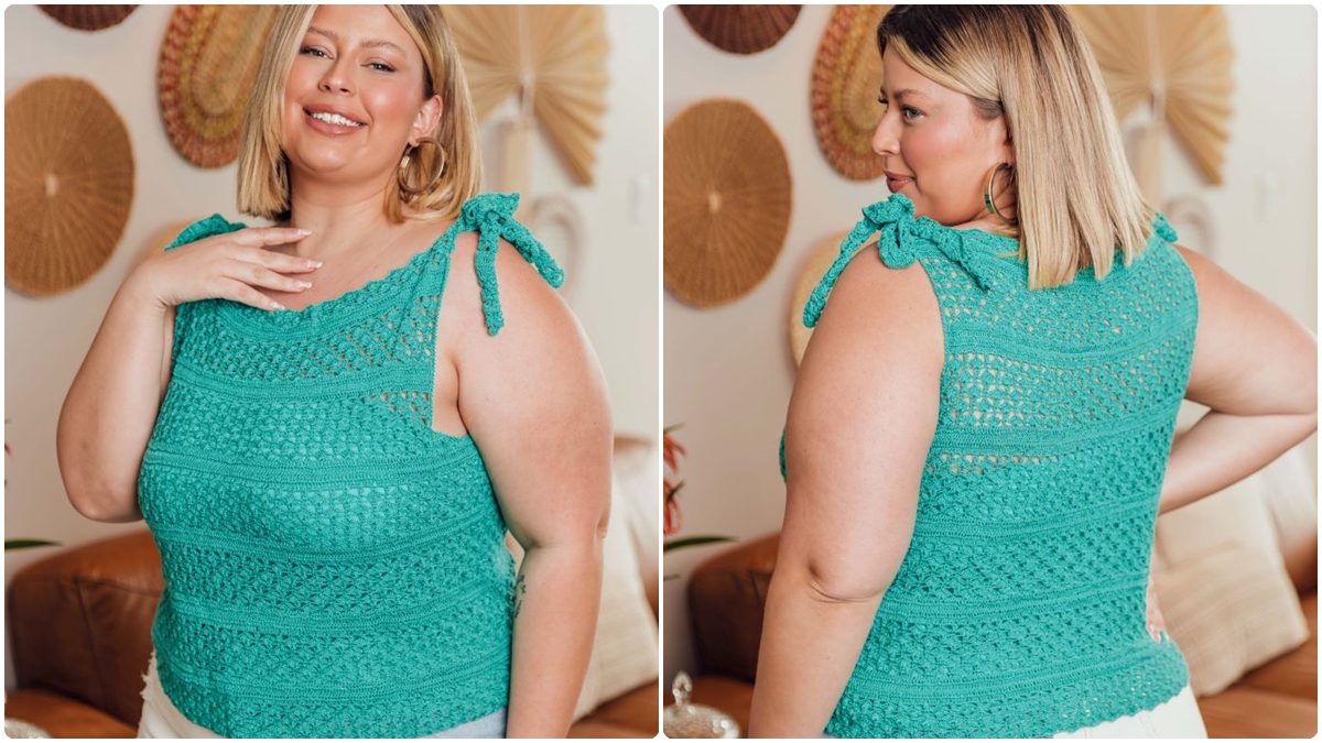 Blusa de Crochê Sereia: Crie Uma Peça Com Cor que Encanta! - Imagem do artigo