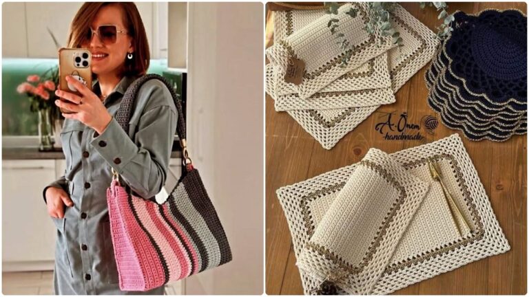 DIY de Crochê Moderno com Gráficos: Aprenda a Criar Peças Charmosas e Elegantes!