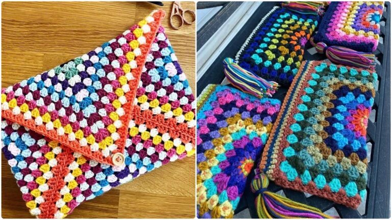 Carteiras de Crochê: 7 Ideias Fáceis para Turbinar Seu Look (e Seu Bolso!)
