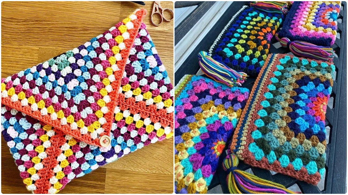 21 Carteiras de Crochê com Gráficos e Ponto Fácil: Crie Acessórios Lindos e Modernos! - Imagem do artigo
