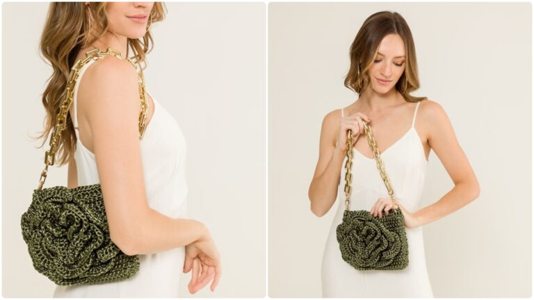 Bolsa de Crochê Flora: Crie Uma Peça Única e Elegante!