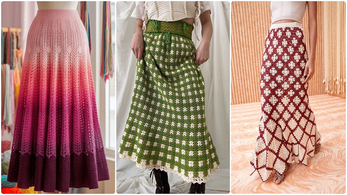 Saias de Crochê Elegantes com Gráficos: Tutoriais e Inspirações Modernas! - Imagem do artigo