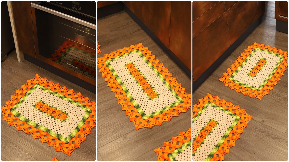 Jogo de Cozinha em Crochê Calêndula: Guia Com Gráficos! - Imagem do artigo