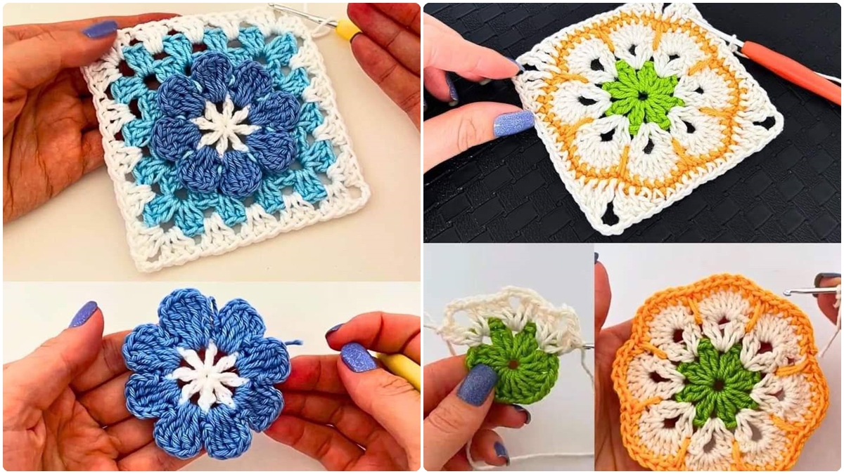21 Squares de Crochê com Gráficos: Transforme Moda e Decoração com Criatividade! - Imagem do artigo