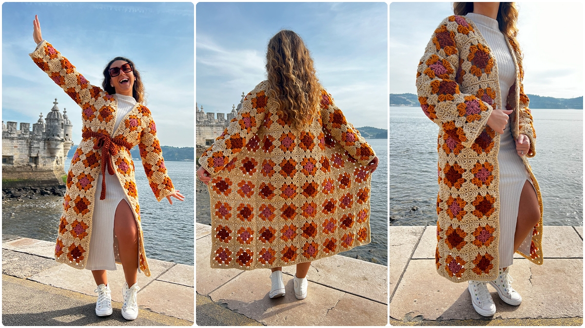 Cardigã de Crochê Maxi com Granny Squares: Crie o Seu! - Imagem do artigo