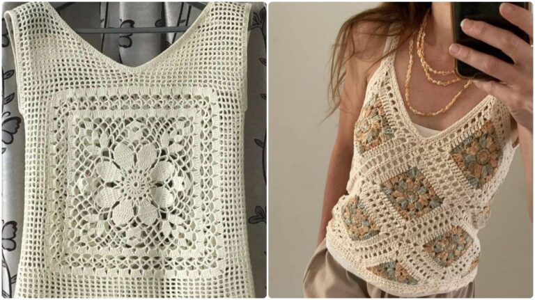 Regatas de Crochê: Peças Cheias de Charme e Conforto para o Calor!