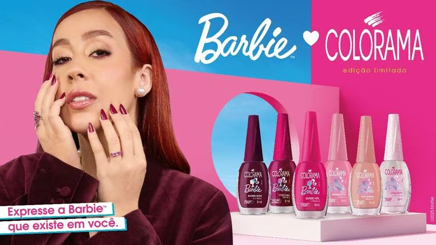 Barbie e Colorama: Parceria traz o universo da Barbie com coleção de esmaltes para as suas unhas - Imagem do artigo original