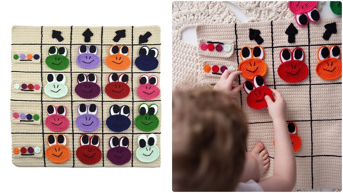 Jogo do Sapo em Crochê: Um Brinquedo Divertido e Criativo! - Imagem do artigo