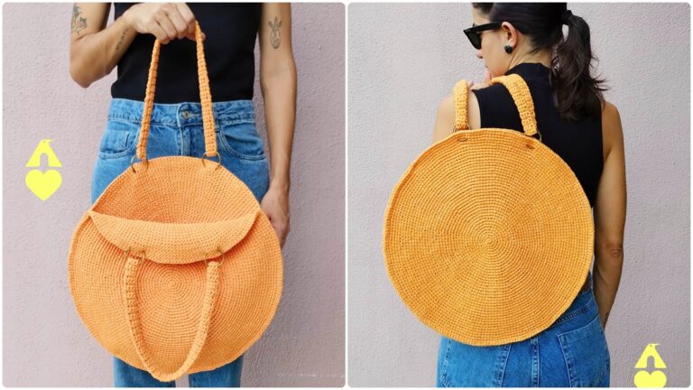 Bolsa de Crochê Cítrica: Crie Essa Peça Estilosa e Criativa!