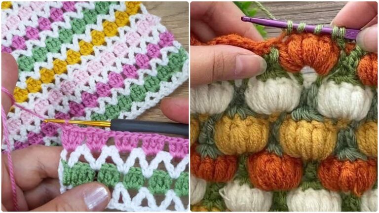 Amostras de Pontos de Crochê Lindíssimos: Crie Peças Lindas com Eles!