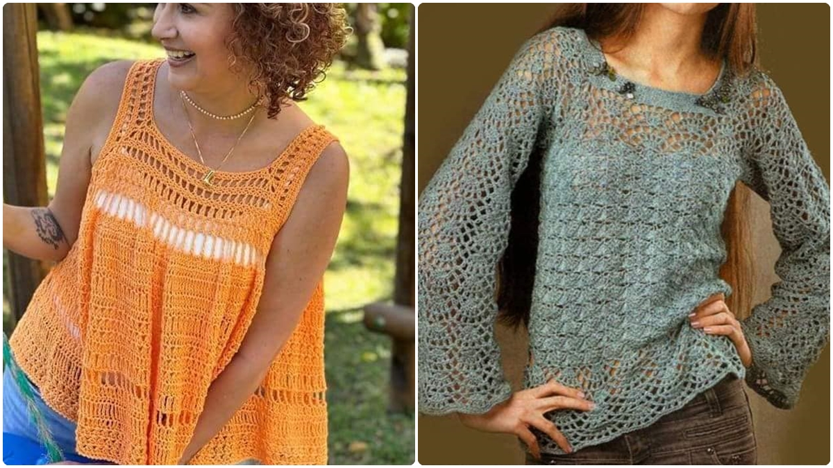 10 Blusas de Crochê Fácil com Gráficos Exclusivos e Passo a Passo Detalhado! - Imagem do artigo