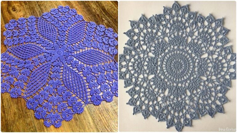 Decore com Centros de Mesa em Crochê: Peças Atemporais e Lindas para Você Criar!