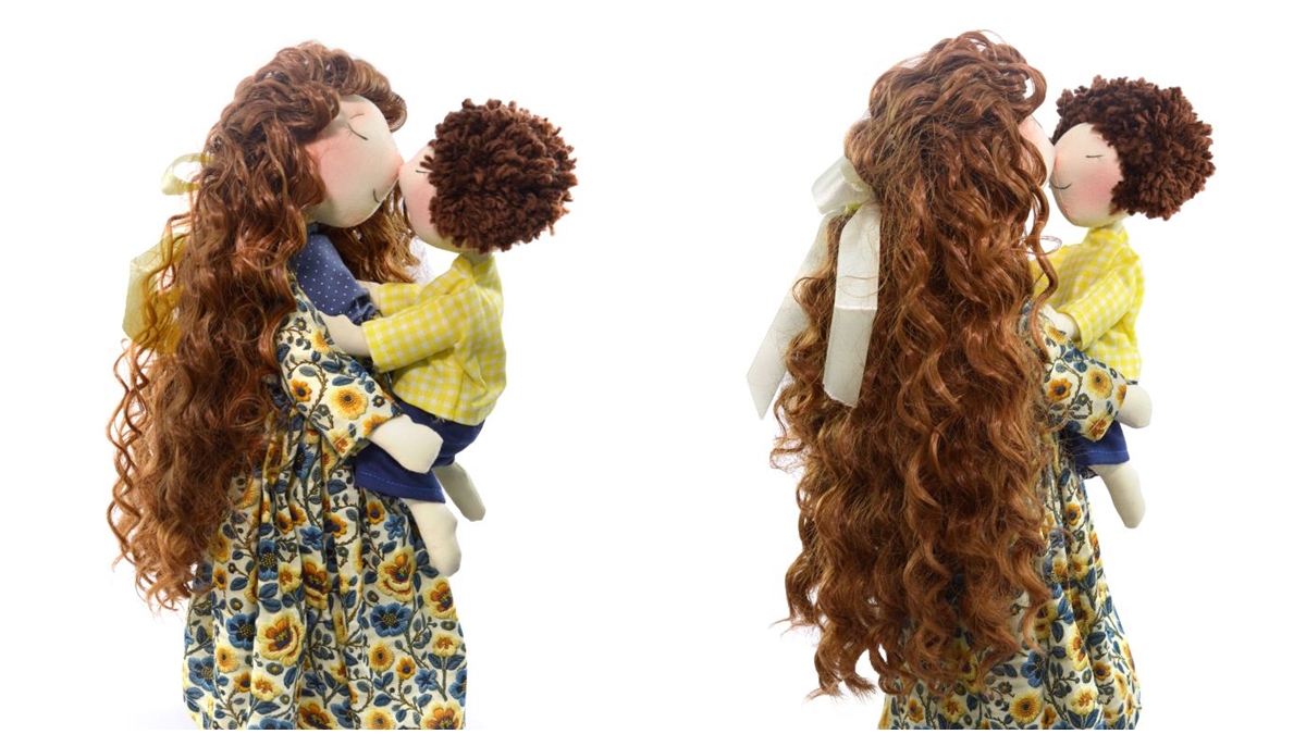 Boneca Celina e o Filho em Patchwork: Guia com Gráficos! - Imagem do artigo