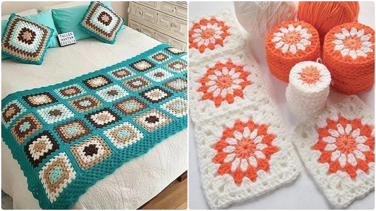 18 Squares de Crochê com Gráficos: Crie Peças Lindíssimas e Cheias de Personalidade! - Imagem do artigo