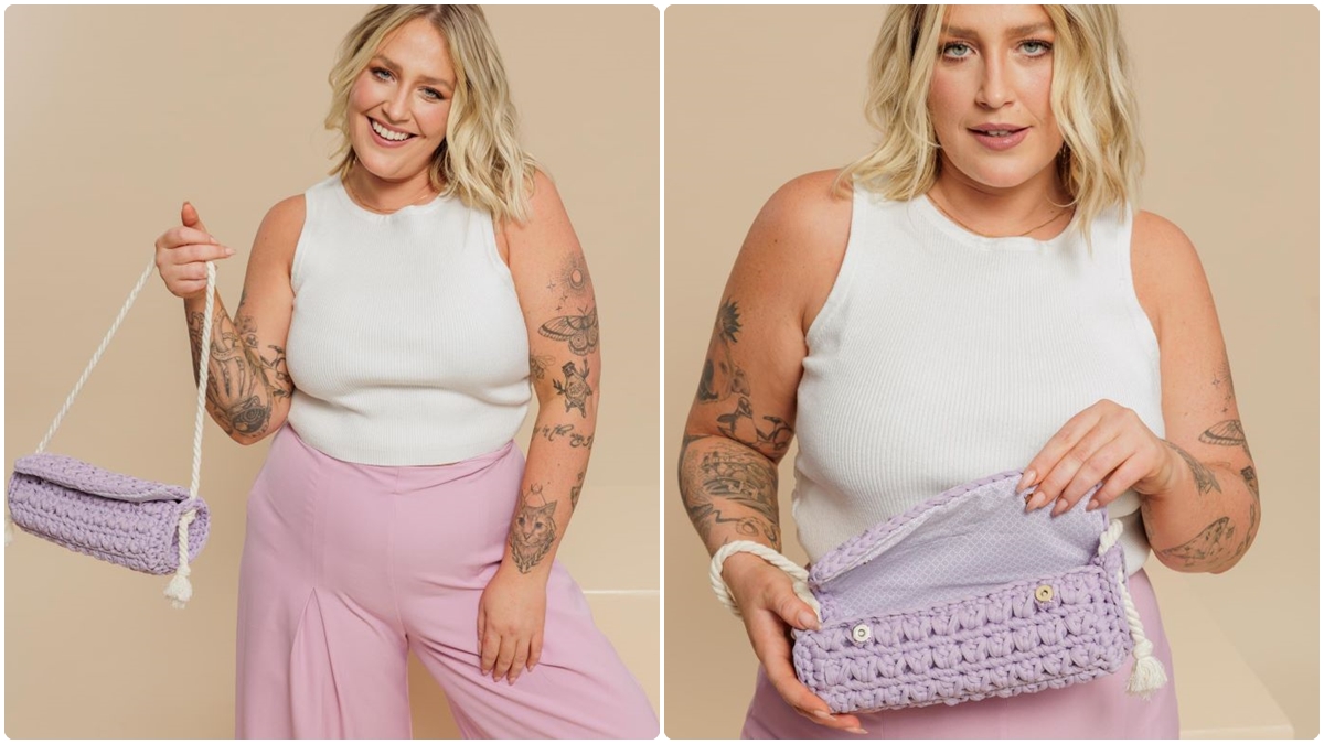 Bolsa de Crochê Lilás: Uma Peça Linda e Fácil de Fazer! - Imagem do artigo