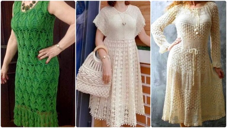 Veja Vestidos de Crochê Lindíssimos para Você se Inspirar e Uma Vídeo Aula Completa!