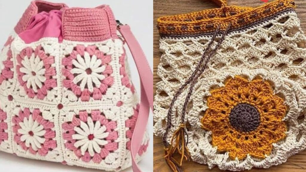 Bolsas de Crochê com Flores: Aprenda a Criar Acessórios Cheios de Charme - Imagem do artigo original