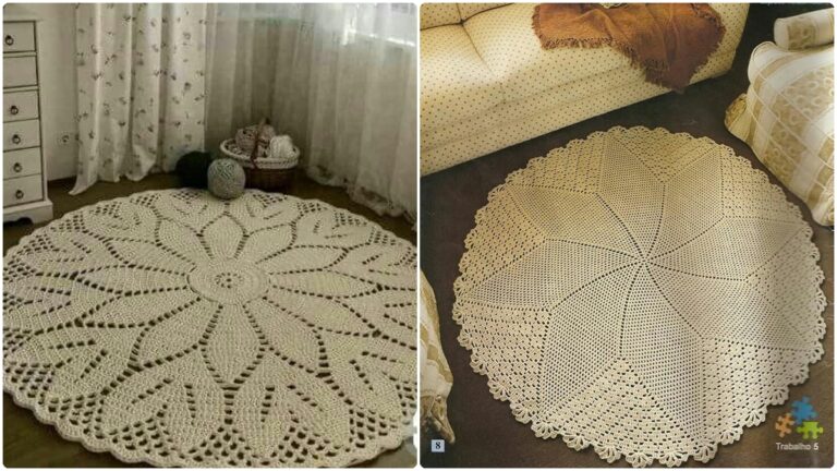 Como Fazer Tapete de Crochê para Sala: Gráficos Exclusivos