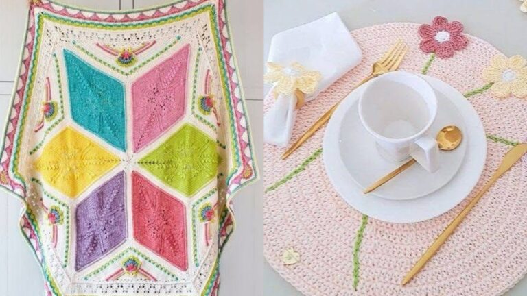 Crochê para Casa: 30+ Ideias e Gráficos para Transformar Seu Lar