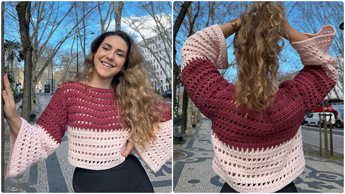 Blusa de Crochê Versátil: Uma Peça Charmosa e Encantadora! - Imagem do artigo