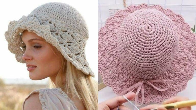 12 Chapéus de Crochê: Lindos Modelos e Gráficos para Você Fazer o Seu!