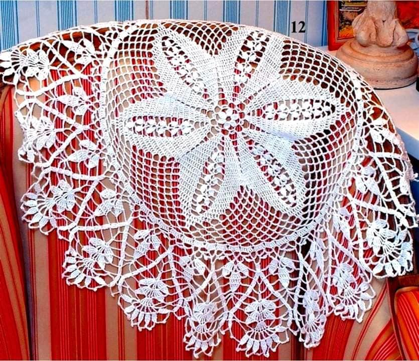12 Centros de Mesa em Crochê com Gráficos: Faça Peças Lindas com Criatividade! - Imagem do artigo original