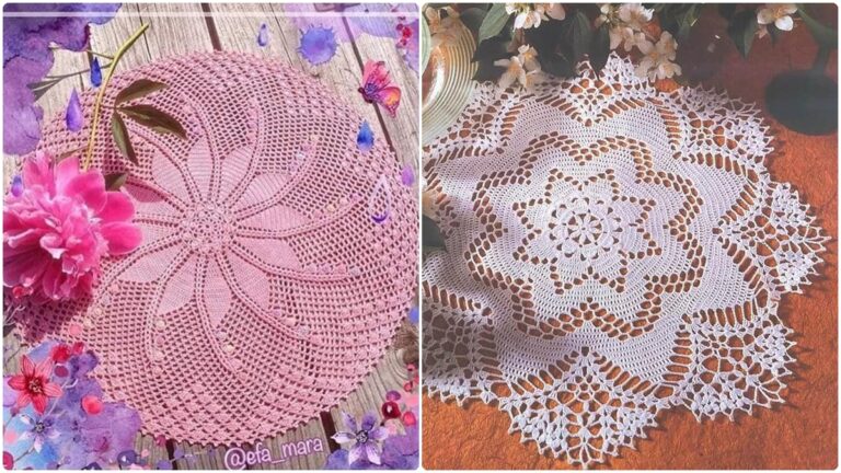 Centros de Mesa em Crochê com Gráficos: Aprenda a Criar e Vender Essas Peças Lindas!