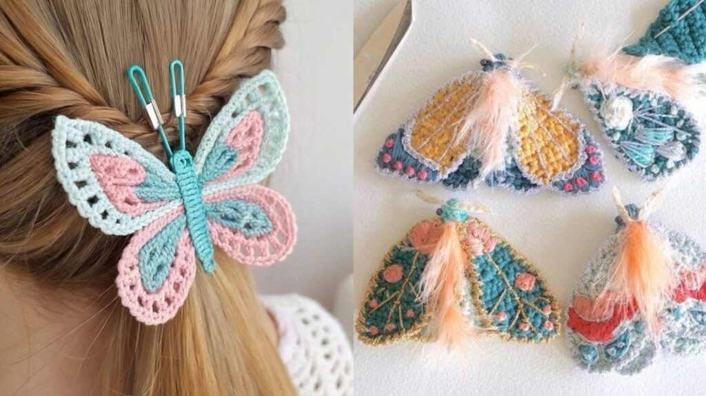 30+ Borboletas de Crochê: Trasnforme Simples Pontos em Peças Encantadoras - Imagem do artigo original