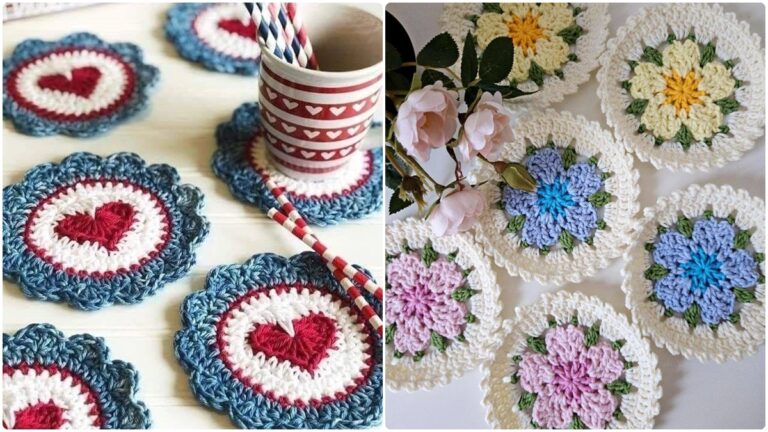 15 Porta Copos de Crochê: Veja Peças Charmosas e Criativas que Encantam!