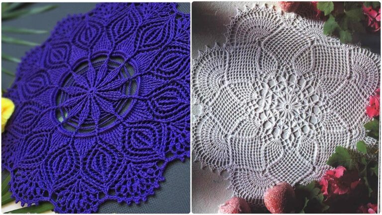 Centros de Mesa em Crochê com Gráficos: Modelos Perfeitos para a Sua Decoração!