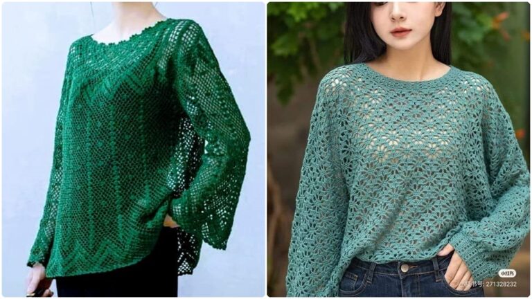 Blusas de Crochê com Gráficos: Crie Peças Exclusivas e Veja uma Vídeo Aula Completa!