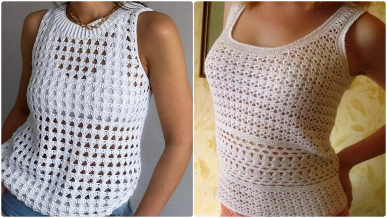13 Blusas de crochê para o verão que unem estilo e frescor!