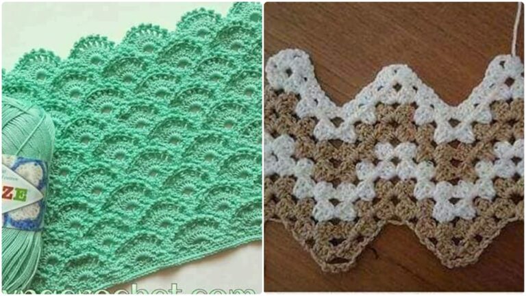29 Pontos de Crochê com Gráficos: O Segredo Para Elevar Seu Estilo e Decoração!