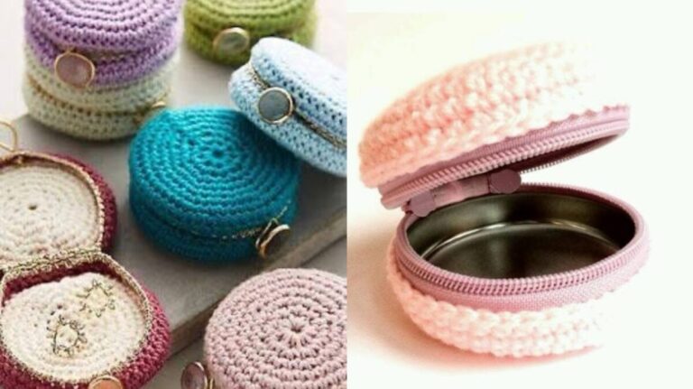 Os Porta-Moedas de Crochê Mais Lindos Que Você Vai Querer Fazer Agora!