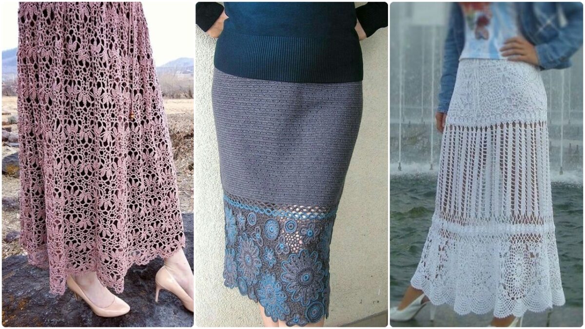 As 16 Saias de Crochê Mais Encantadoras com Gráficos, Inspirações e Vídeo Aula! - Imagem do artigo