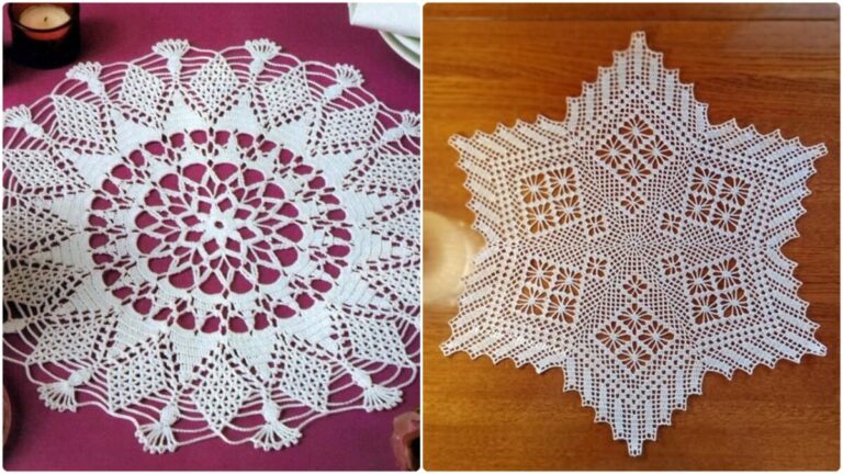 7 centros de mesa em crochê para repaginar a decoração de quem você ama