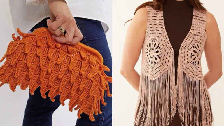 Crochê de Luxo na Moda: Elegância Artesanal com Gráficos Exclusivos para Suas Criações