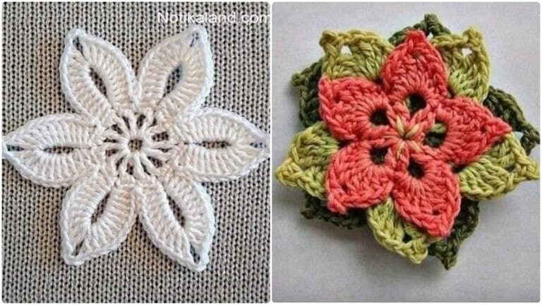23 Flores de Crochê para Aplicação: Detalhes Artesanais