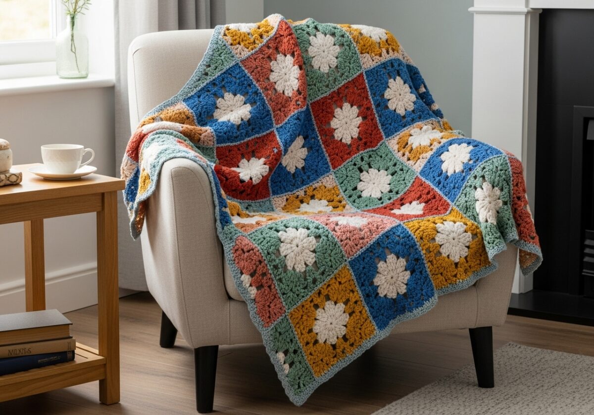 Mantas de Crochê: aconchego e estilo para aquecer sua decoração - Imagem do artigo