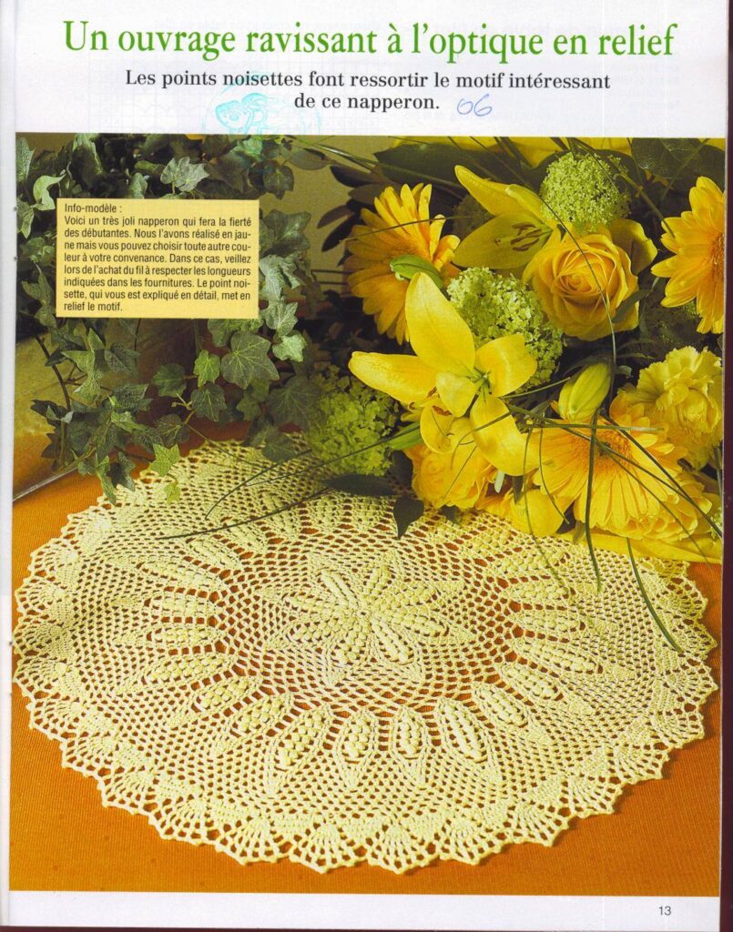 Caminhos de mesa em crochê que adicionam beleza e charme à sua decoração! - Imagem do artigo original