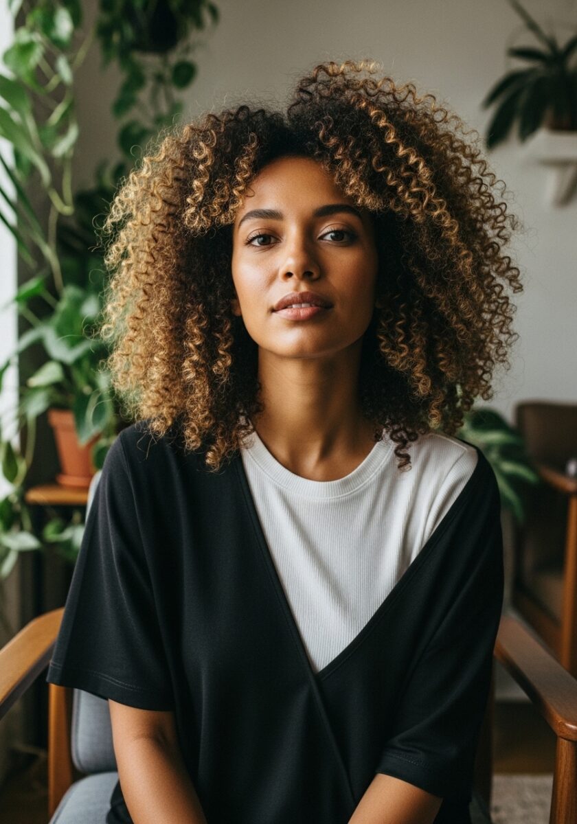 Como deixar o cabelo cacheado mais definido - Imagem do artigo original