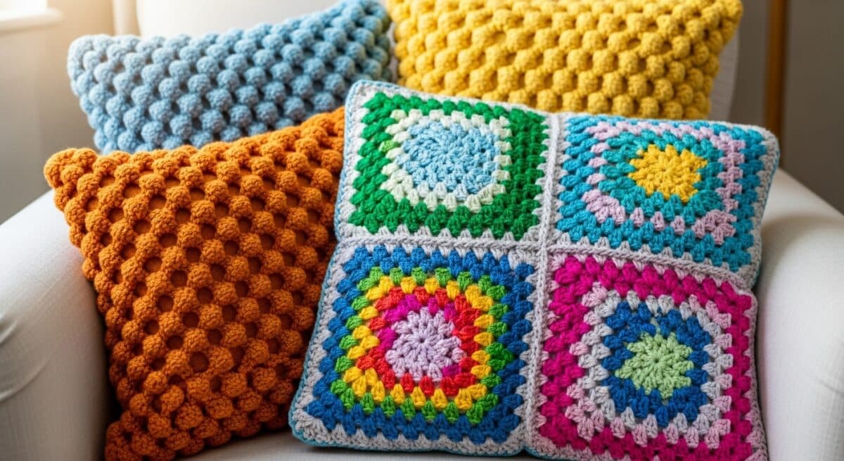 Apaixone-se por Estas Almofadas de Crochê Feitas com Amor! - Imagem do artigo