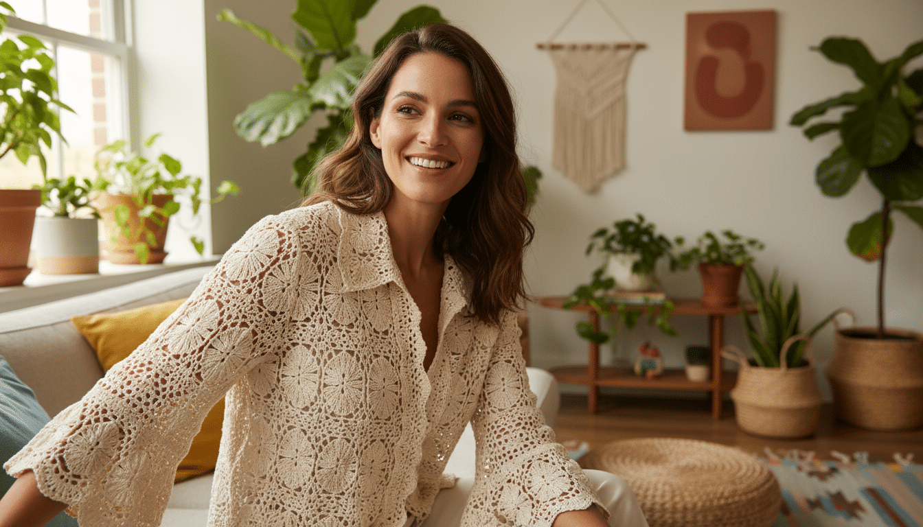 Blusas de crochê lindas e fáceis de criar: explore toda sua criatividade! - Imagem do artigo